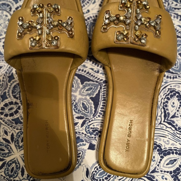 Tory Burch Women's Double T Deco Sport Slide - Picture 2 of 9